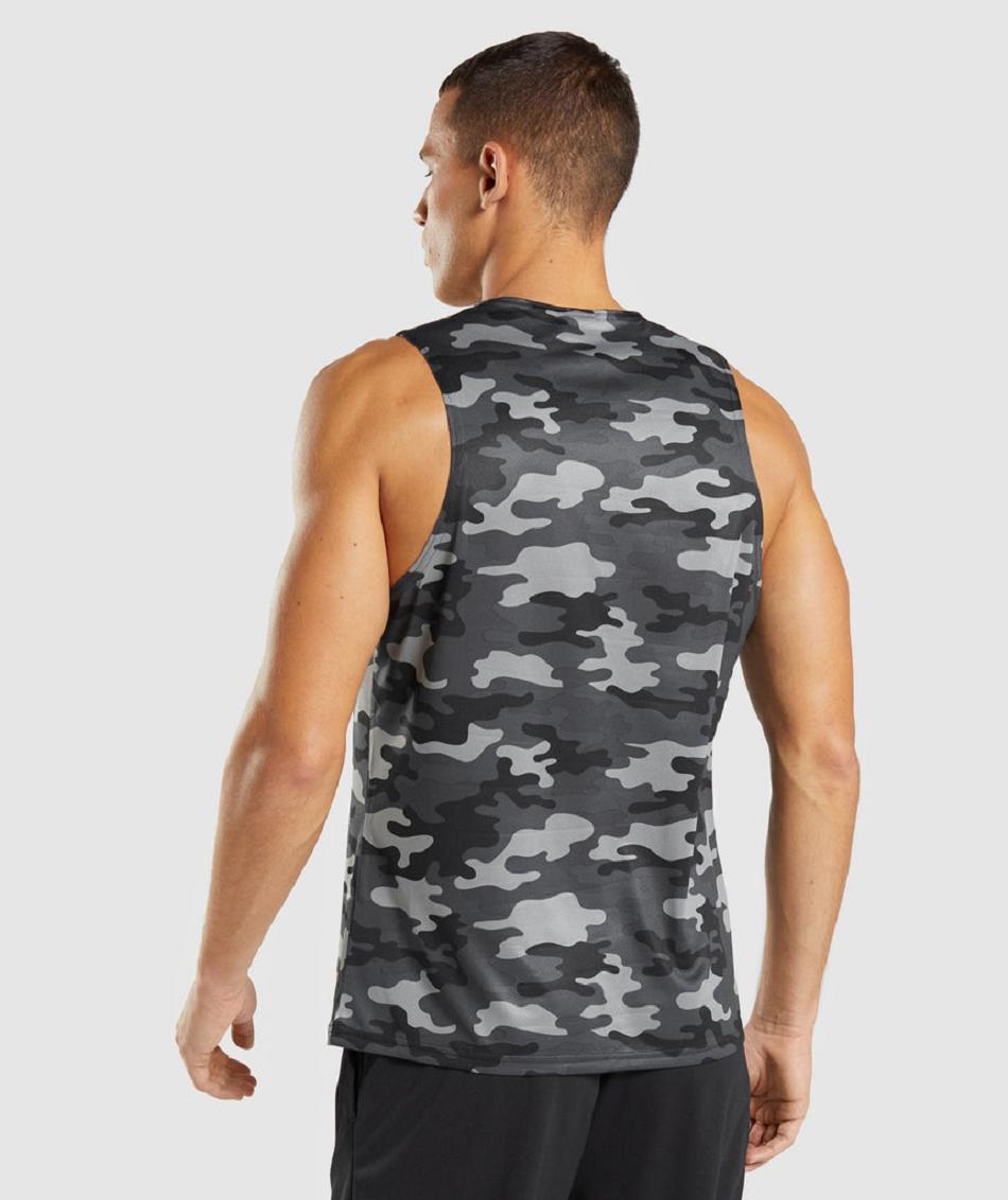 Podkoszulki Męskie Gymshark Arrival Szare | PL 4036LIS